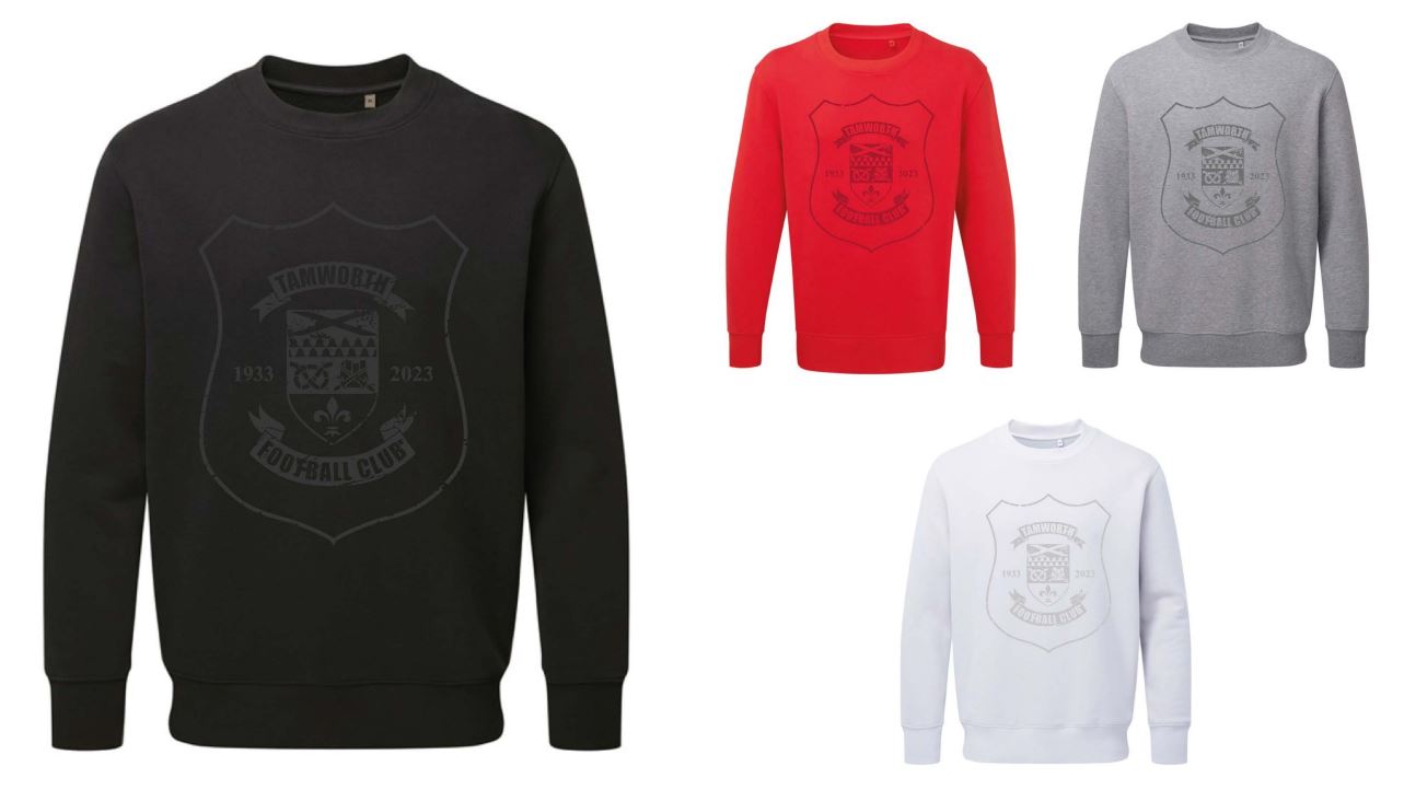 Tamworth FC Logo Sweatshirt Adults - Printable Promotions